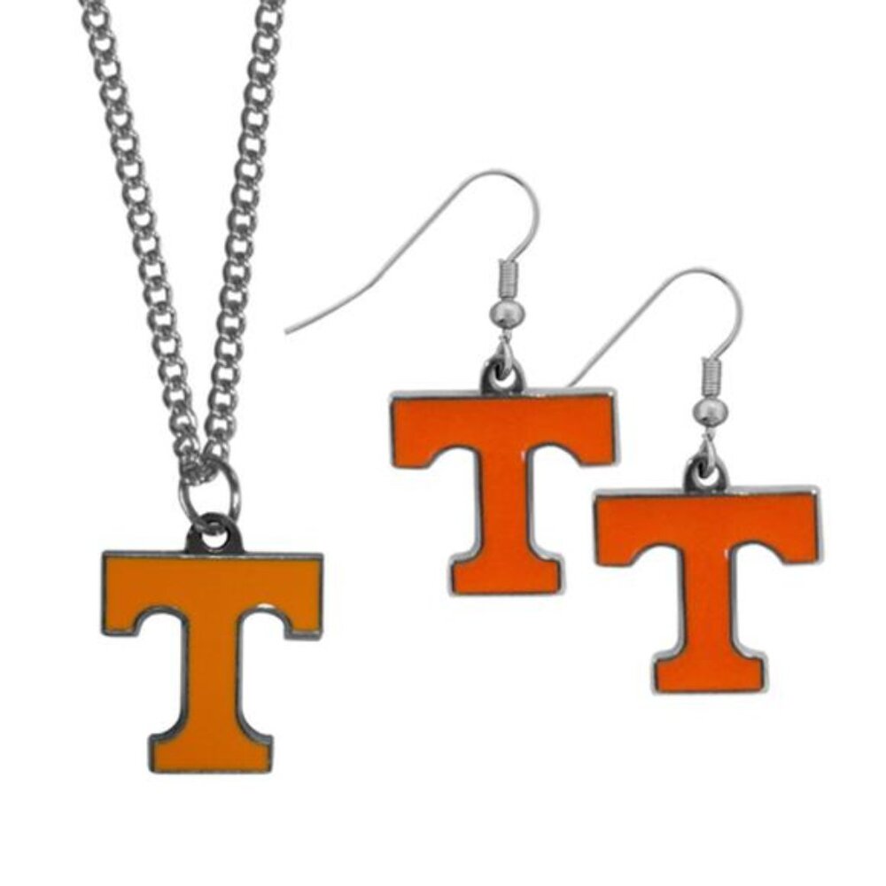 NCAA Siskiyou Sports Women Tennessee Volunteers Dangle Earrings & Chain Necklace